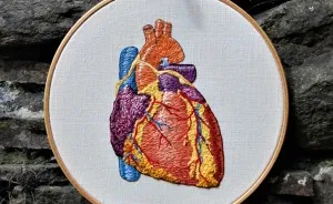 I Started Creating Anatomical Embroidery After I Had An Extensive Facial Surgery