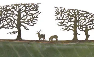 A Caterpillar Having Lunch Inspired Me To Start Creating Leaf Cutting Art