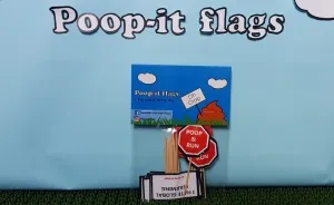 I Made These Signs For Sticking In Dog Poop