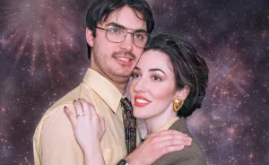 We Got Engaged And Took Some 80s Photos