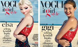 Disney Characters On The Covers Of Fashion Magazines