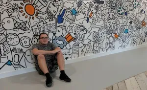 I Draw Everything That Comes Into My Head And Don't Stop Until The Wall Is Full!