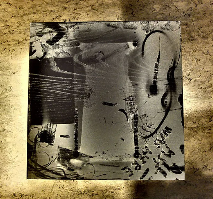 After A Party, This Dusty Table Looks Like Art