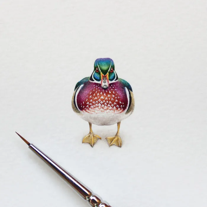 I Started Drawing Miniature Paintings Because I Did Not Have Time For Bigger Drawings And Now It's My Passion