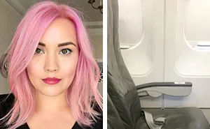 Woman Posts Photo Of Absolute Worst Passenger To Be Seated Next To, And It Goes Viral
