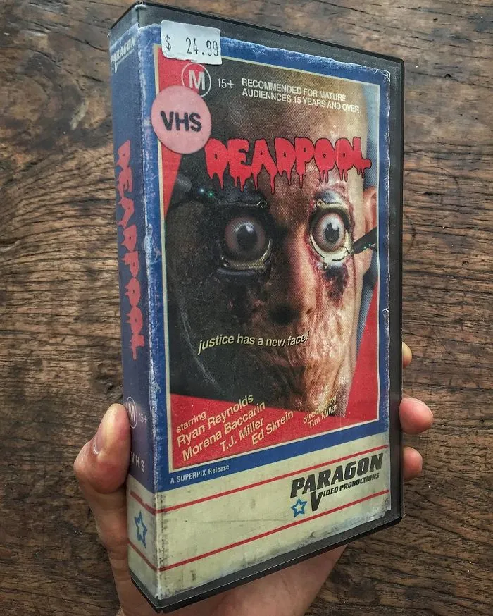 Artist Creates Vhs Covers For Recent Movies And Series And The Result Is Impressive