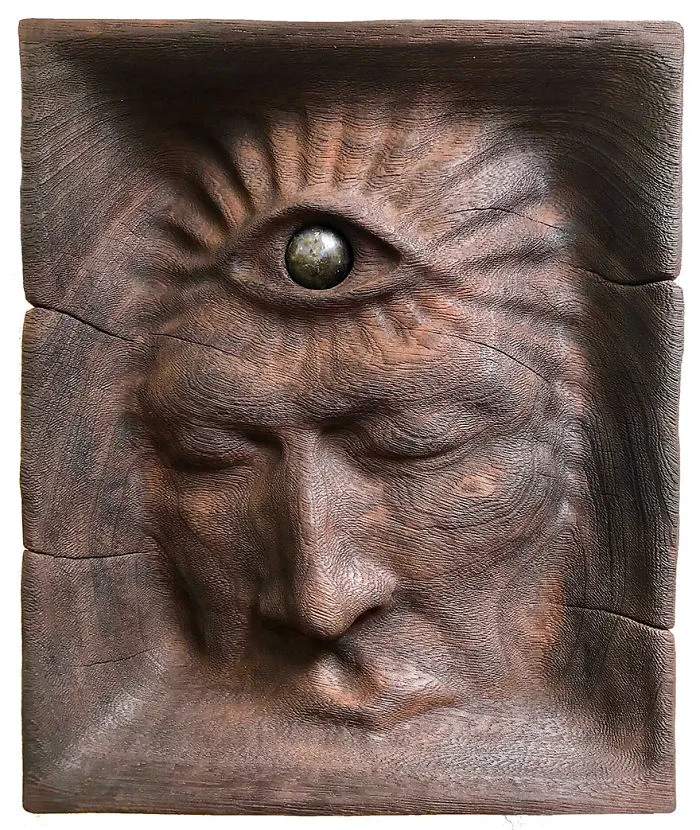 Artist Creates Unique Wood Sculptures Using An Ancient Woodworking Technique That He Saw In Visions