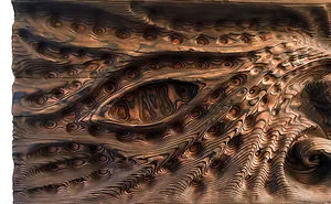 Artist Creates Unique Wood Sculptures Using An Ancient Woodworking Technique That He Saw In Visions