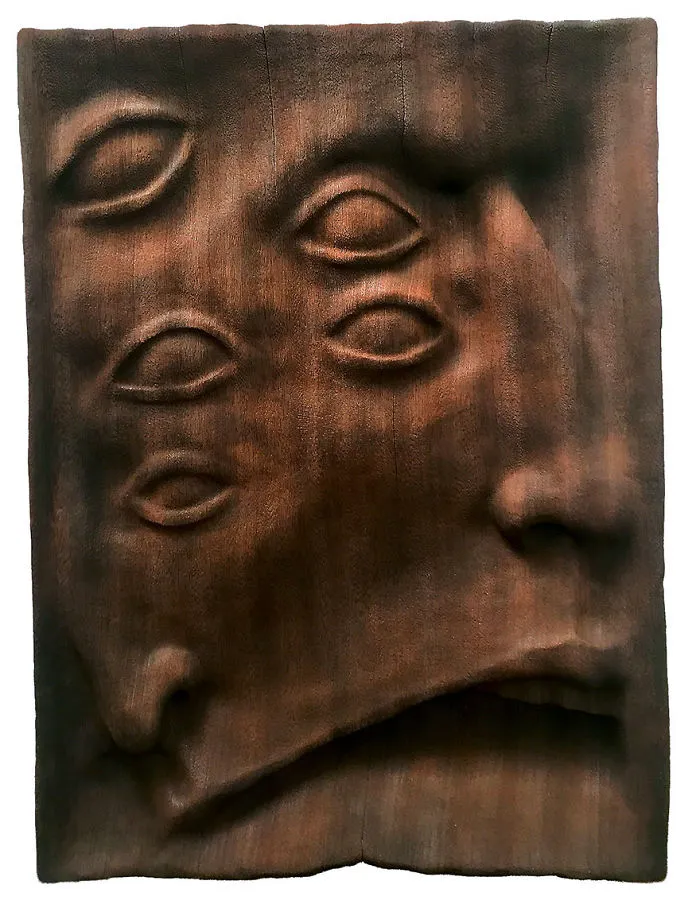 Artist Creates Unique Wood Sculptures Using An Ancient Woodworking Technique That He Saw In Visions