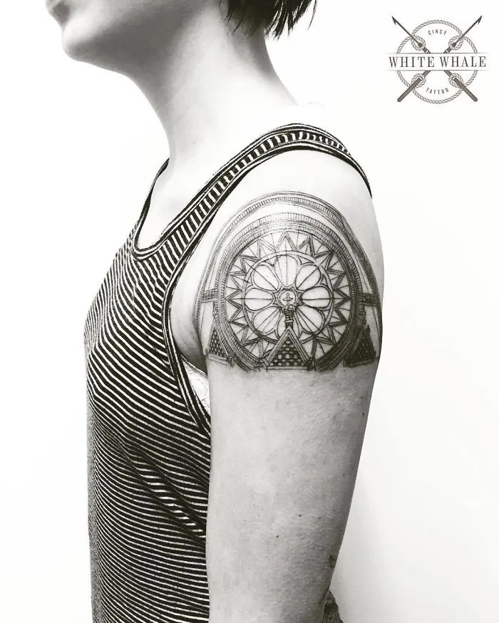 10+ Tatuajes arquitectónicos que te darán ganas de hacerte uno