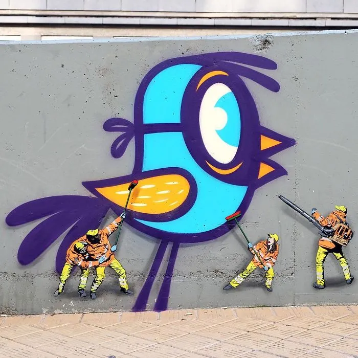 Secret Life Of Tiny Workers Revealed By This Belgium Street Artist