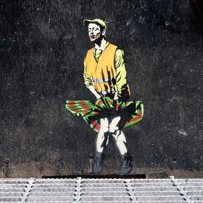 Secret Life Of Tiny Workers Revealed By This Belgium Street Artist