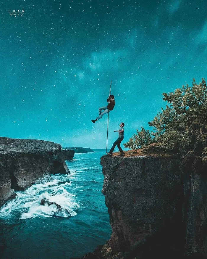 I'm A 16-Year-Old Artist Creating Blue Digital Artworks That Will Relax You