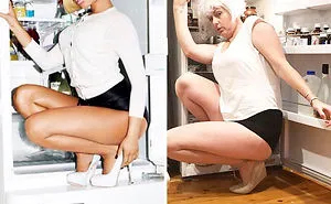 Woman Continues To Hilariously Recreate Celebrity Instagram Photos (76 Pics)