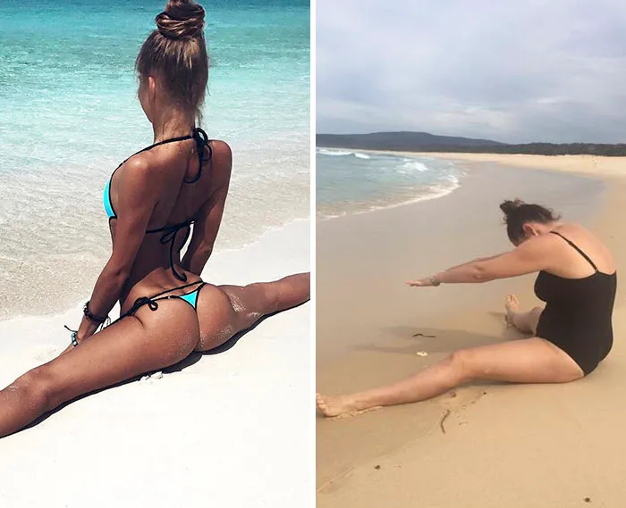 Esta comediante recrea de forma divertida las fotos de Instagram de los famosos (Parte 4)