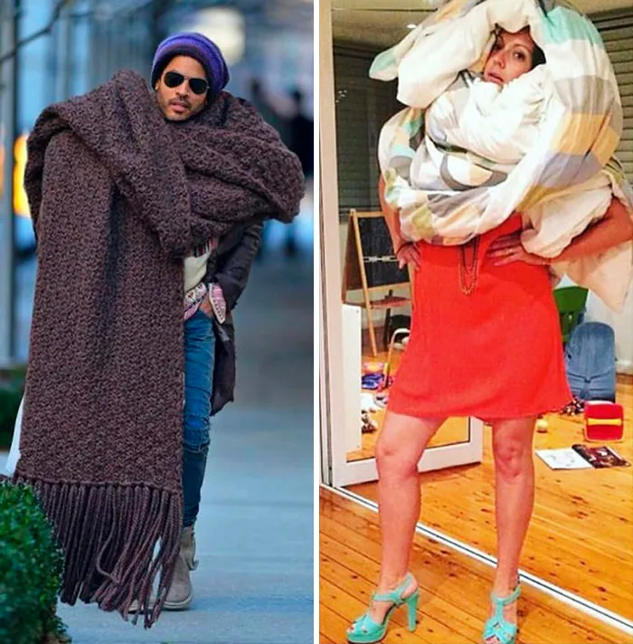 Esta comediante recrea de forma divertida las fotos de Instagram de los famosos (Parte 4)