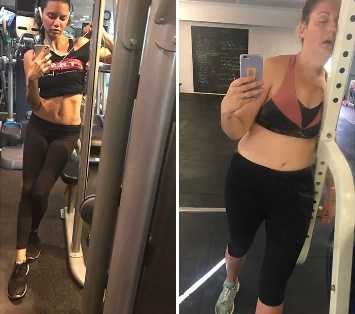 Woman Continues To Hilariously Recreate Celebrity Instagram Photos (76 Pics)