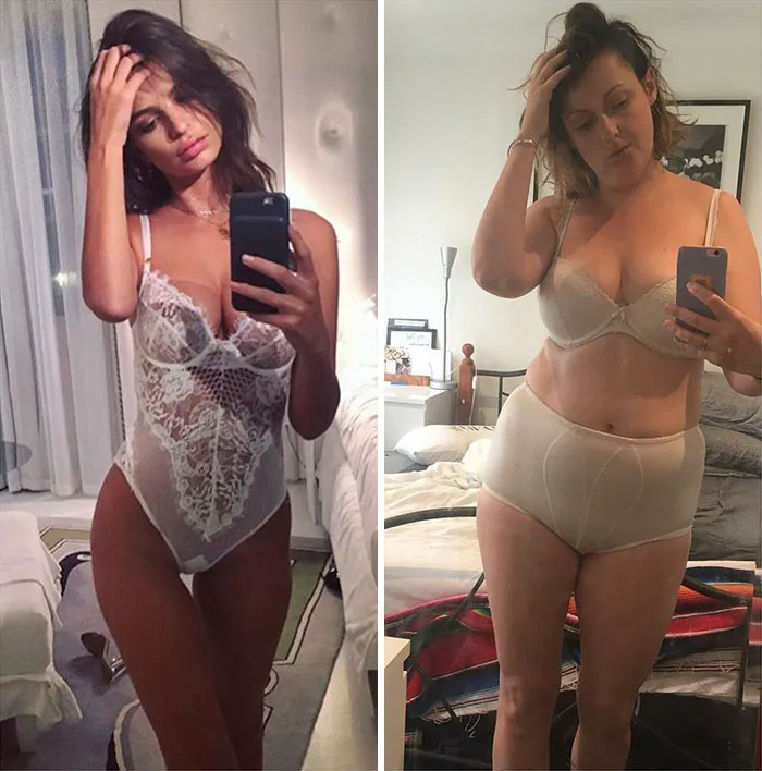 Woman Continues To Hilariously Recreate Celebrity Instagram Photos (76 Pics)