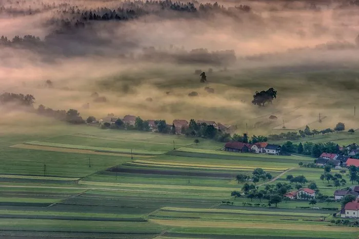 Chasing Sunrays In Upper-Savinjska Valley, Slovenia