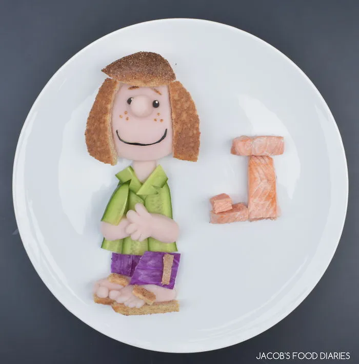 Peppermint Patty From The Peanut Gang - Wild Australian Salmon With Mash Potato And Vegetables