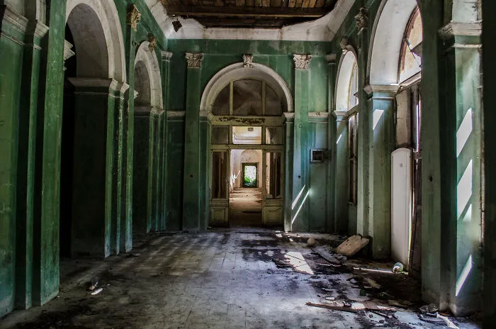 Stunning Interiors From Abandoned Thermal Baths In Herculane, Romania.
