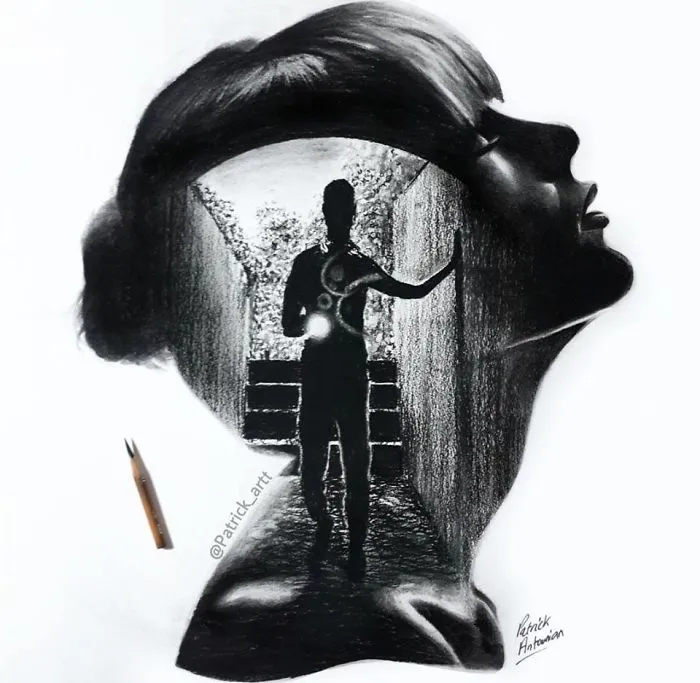 I Merge Buildings And People In My Double Exposure Drawings