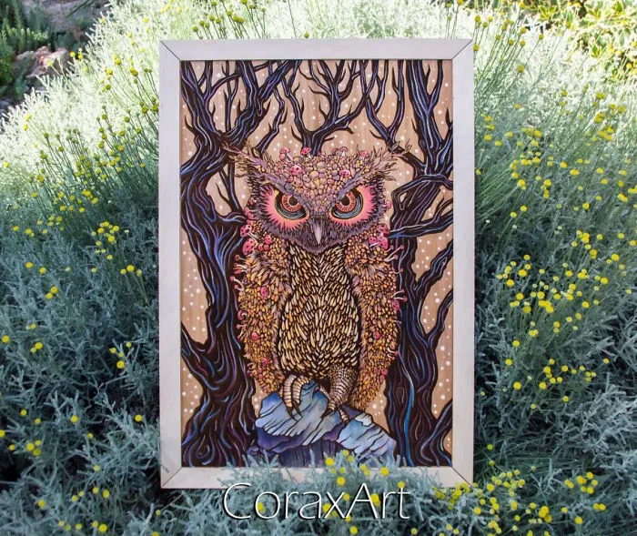 Engraved Life: Amazing Wooden Panels By Coraxart