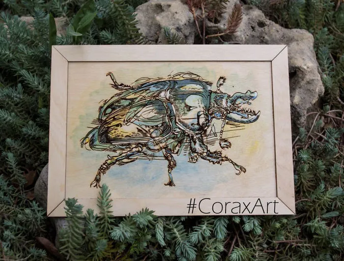 Engraved Life: Amazing Wooden Panels By Coraxart