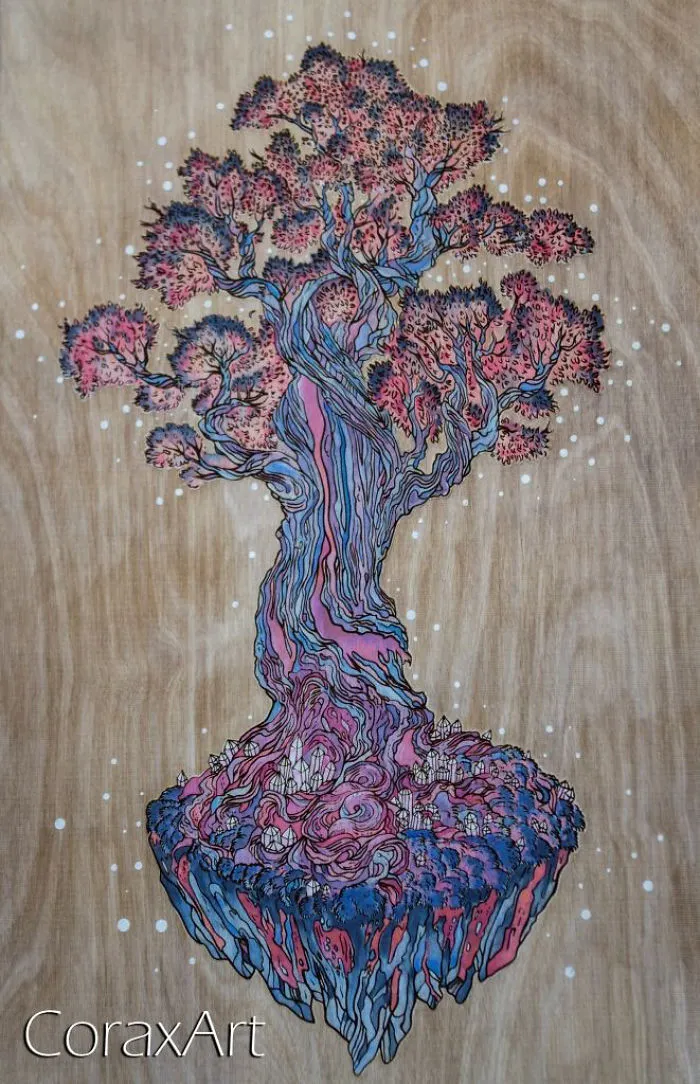 Engraved Life: Amazing Wooden Panels By Coraxart