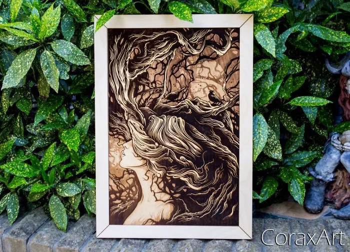 Engraved Life: Amazing Wooden Panels By Coraxart
