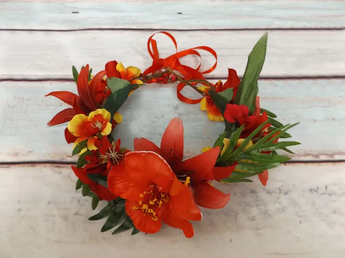 Hair Flower Garlands & Fantasy Crowns