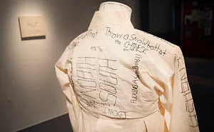 Korean American Artist Documents Every Hateful Phrase On A Mourning Dress