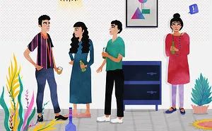 I Made An Illustrated Series On What It Is To Be A Socially Awkward Adult.