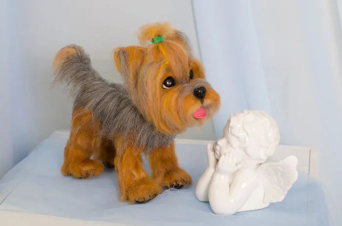 I Make Needle Felted Sculptures From Sheep Wool