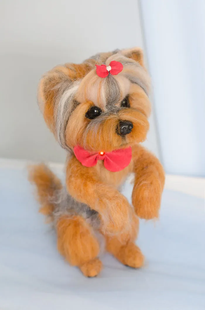 I Make Needle Felted Sculptures From Sheep Wool