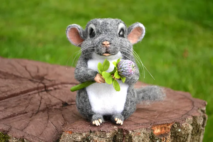I Make Needle Felted Sculptures From Sheep Wool
