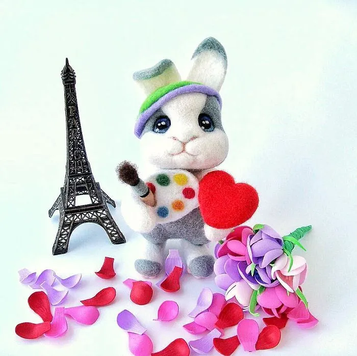 I Make Needle Felted Sculptures From Sheep Wool
