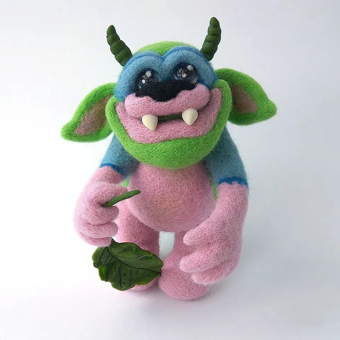 I Make Needle Felted Sculptures From Sheep Wool