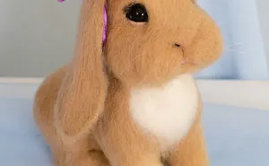 I Make Needle Felted Sculptures From Sheep Wool