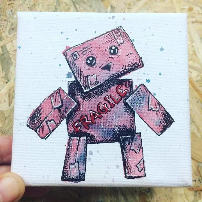 I Create Quirky Monsters From Random Paint Splashes Daily