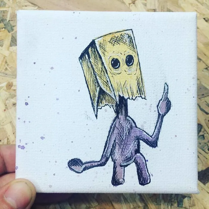 I Create Quirky Monsters From Random Paint Splashes Daily