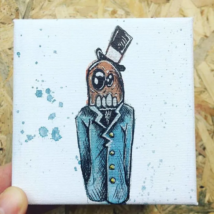 I Create Quirky Monsters From Random Paint Splashes Daily