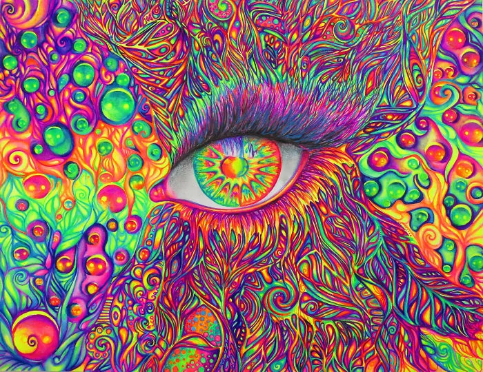I Use Gel Pens To Create Colorful Art