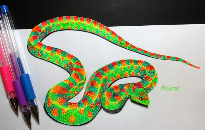 I Use Gel Pens To Create Colorful Art