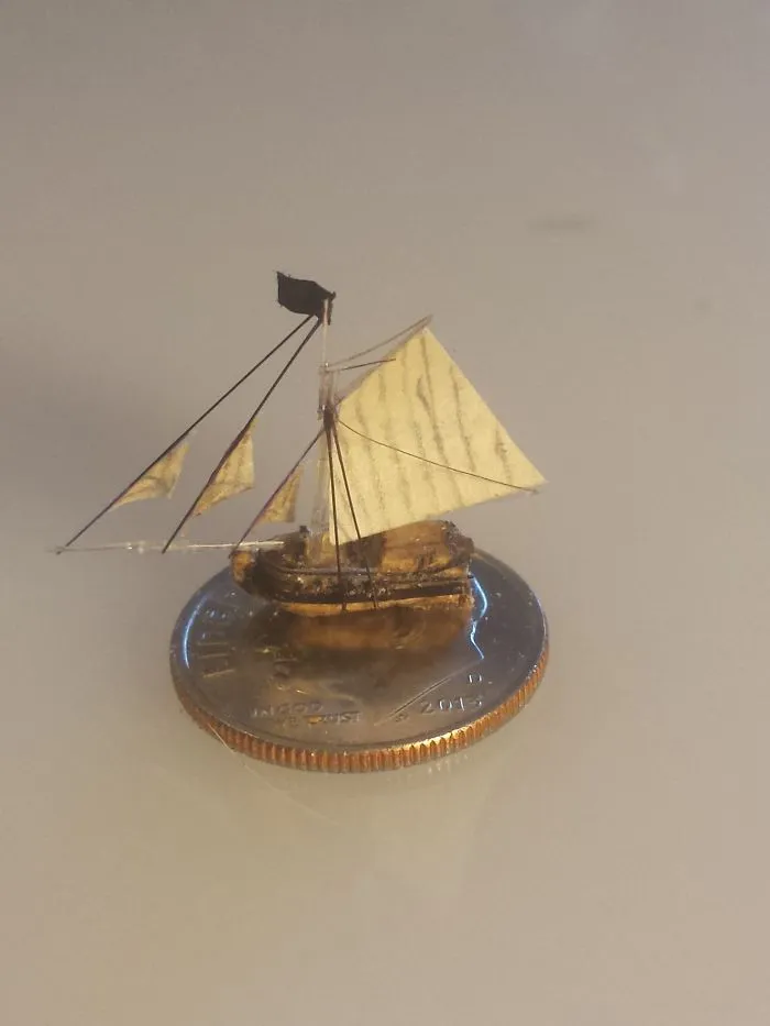 I Bottle Ships At An Incredibly Small Scale.