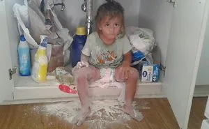 50 Hilarious Pics That Show What Happens When You Leave Your Kids Alone
