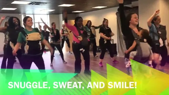 Sweat, Snuggle, And Smile With Baby Wearing Dance Fitness Classes!