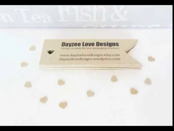 I Make Business Cards From Recycled Kraft Card