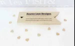 I Make Business Cards From Recycled Kraft Card