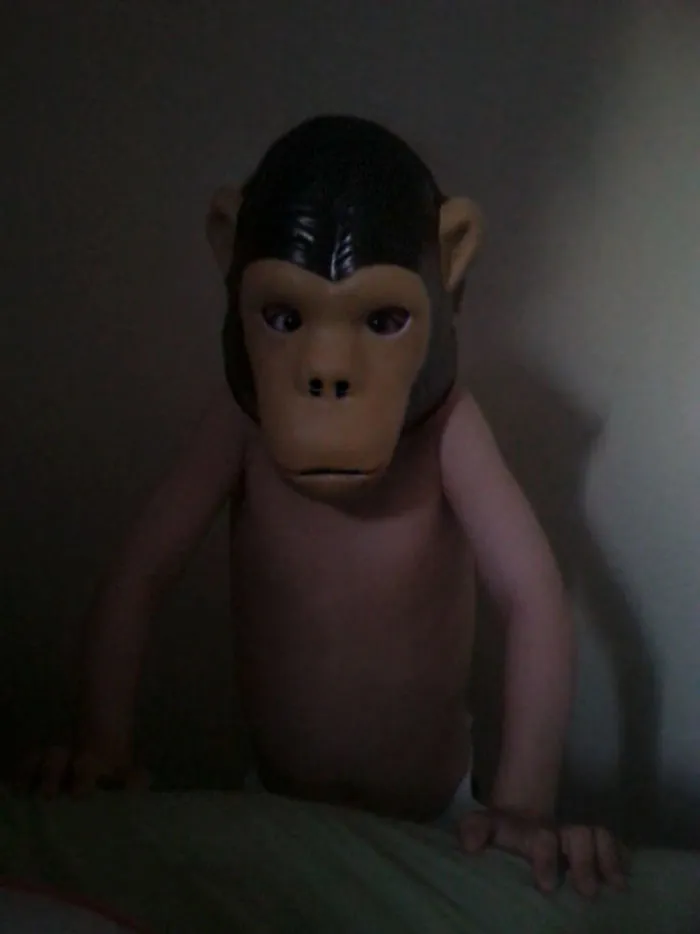 So My Son Decided To Wake Me Up Wearing His New Mask. Almost Shit My Pants
